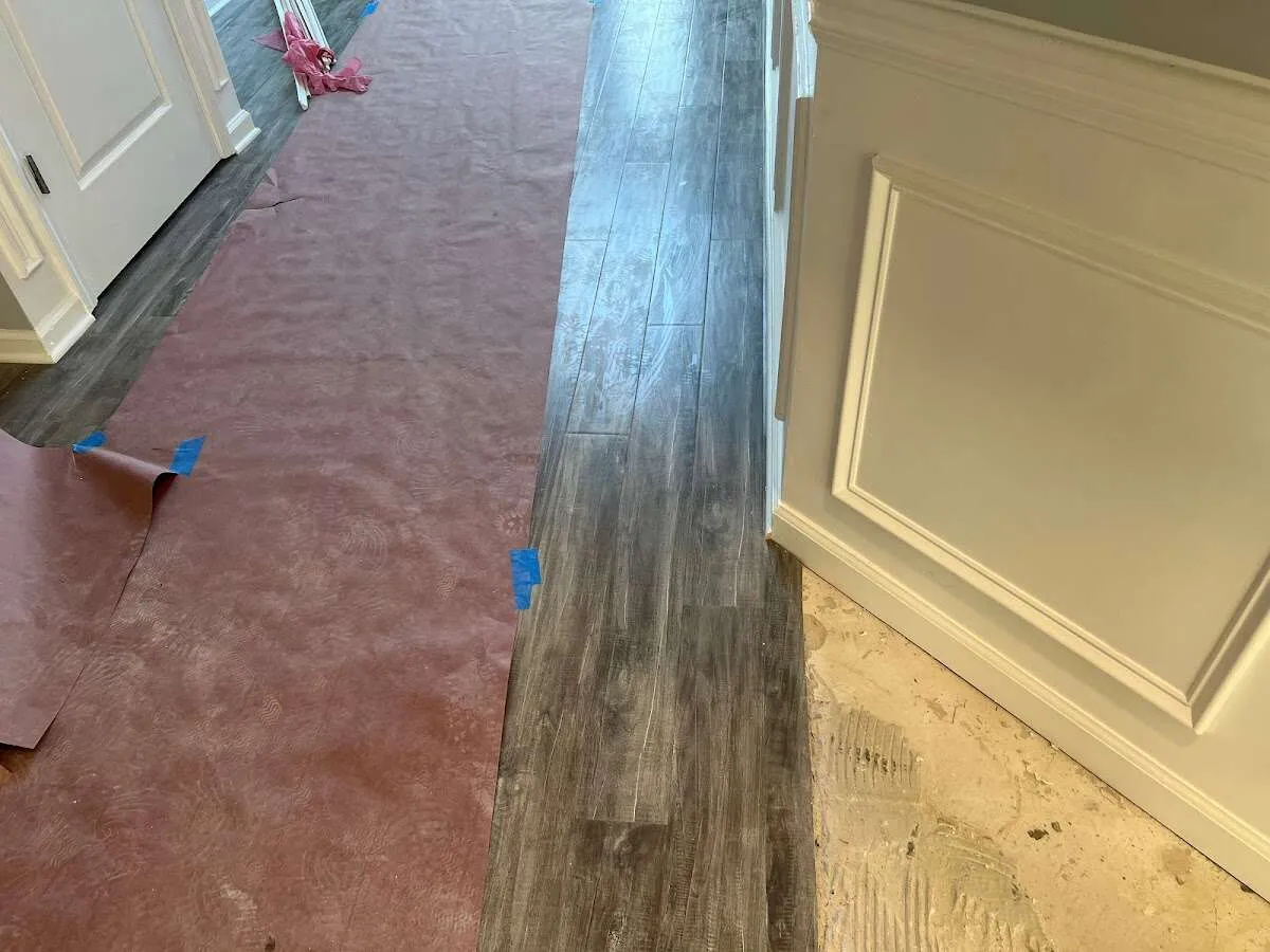 Completed marble shower restoration in Horseshoe Bay